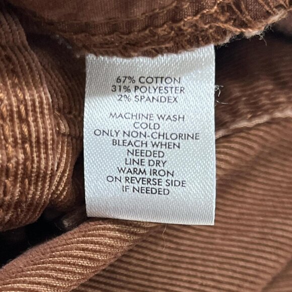 Ann Taylor LOFT Curvy Boot Corduroy Pants | Brown | Size 25/0 - Picture 6 of 6